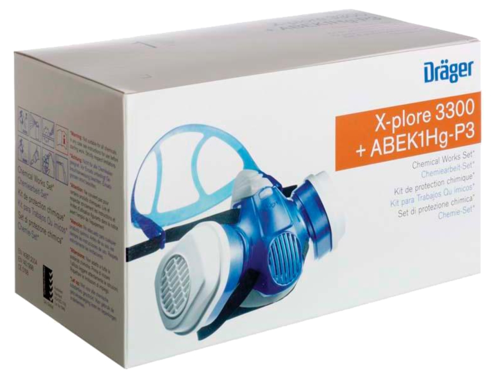 ÅNDEDRÆTSVÆRN, STS, ONE SIZE, KEMIPAKKE