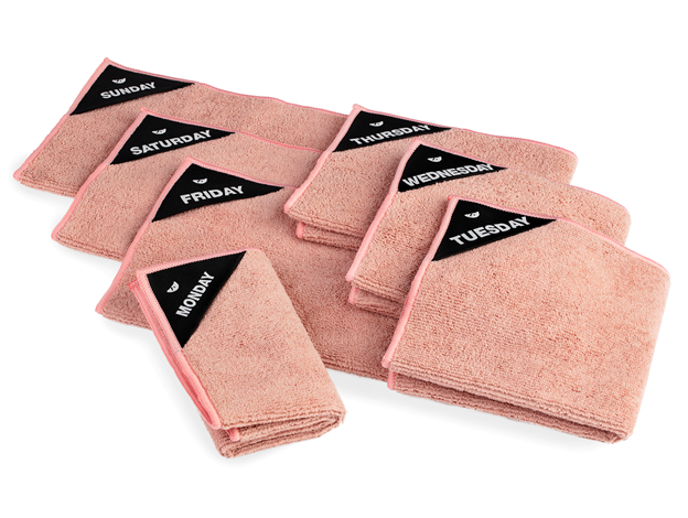 UGE MIKROFIBERKLUDE - BLOSSOM - Fra BasicClean.dk
