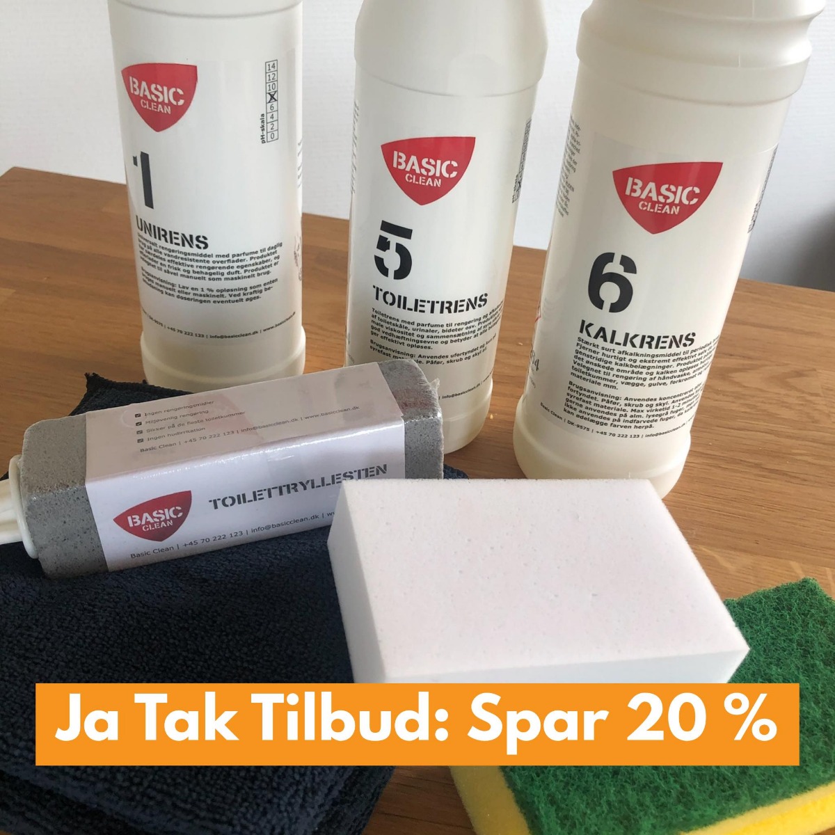 JA TAK TILBUD (Spar 20 % + få 2 gratis gaver)