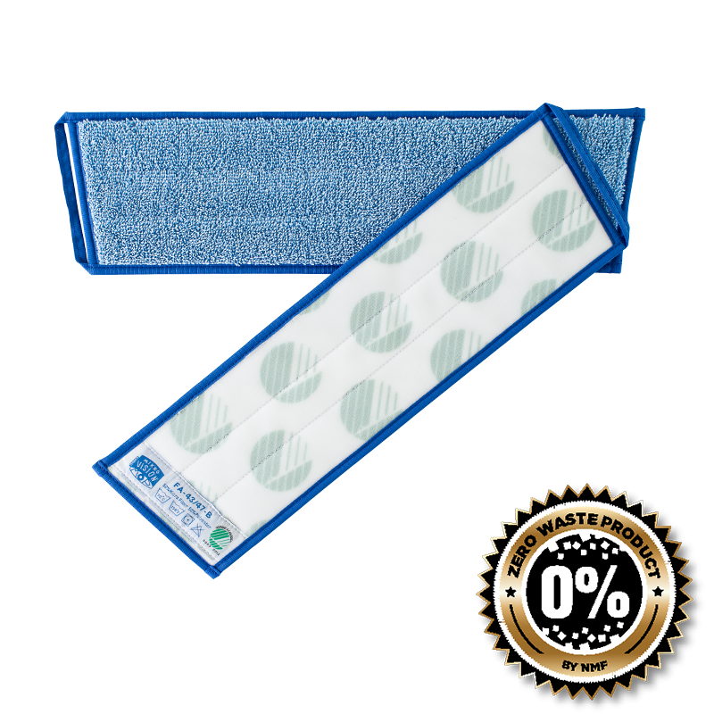 Moppeklud i lækker microfiber, til 40 cm fremfører - Fra BasicClean.dk