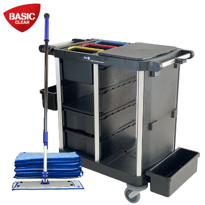 RENGØRINGSVOGN (Medium)  - Fra BasicClean.dk