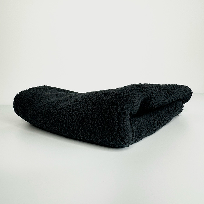 Sort støvklud i mikrofiber fra basicclean - Fra BasicClean.dk