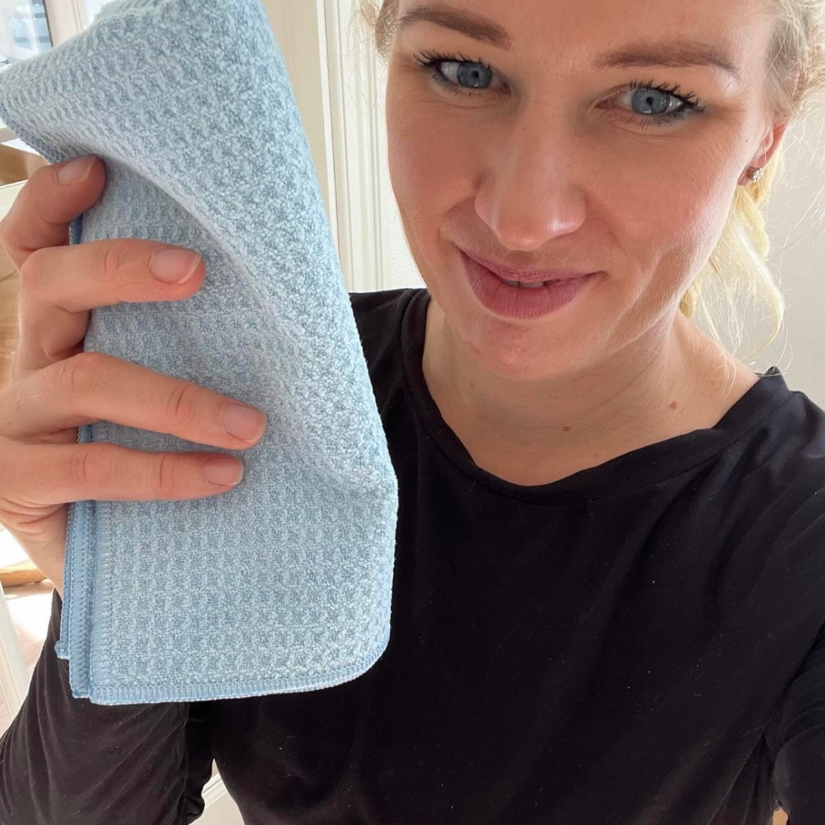 VAFFELKLUD, EN KØKKENKLUD MED EKSTREM STOR OPSAMLINGSEVNE (Svanemærket) - Fra BasicClean.dk